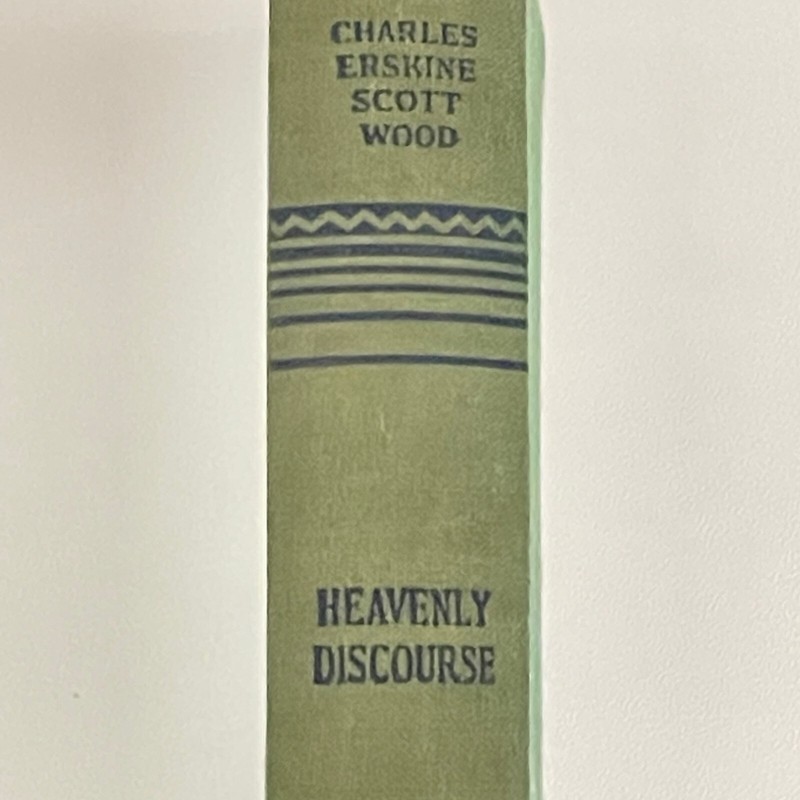 Heavenly Discourse by Charles Erskine Scott Wood HC 1930 humanistic satire illus