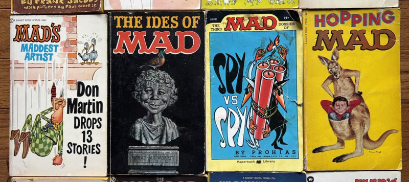 Mad Magazine Paperback Book Lot Of 16 Mad Titles 60’s 70’s Jaffee Martin Berg gallery