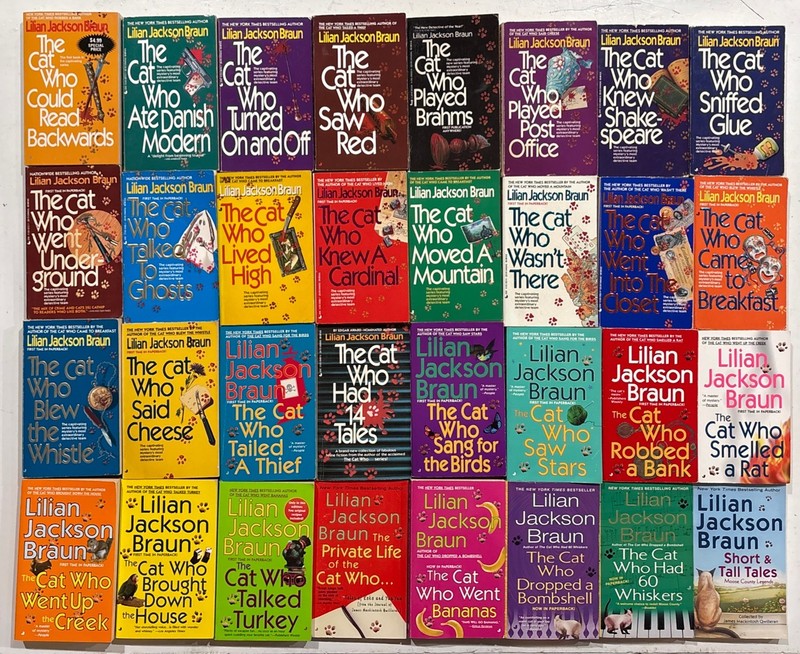 32 Book Lot Complete The Cat Who Series Lillian Jackson Braun PB Books #1-32 Set