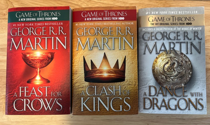 Lot Of 5 Game Of Throne R.R. Martin A Song of Ice and Fire Paperback (No Box) gallery