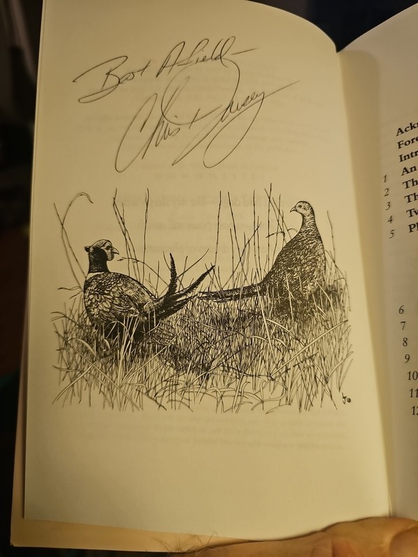 Pheasant Days by Chris Dorsey SIGNED COPY 1992 Hardcover gallery