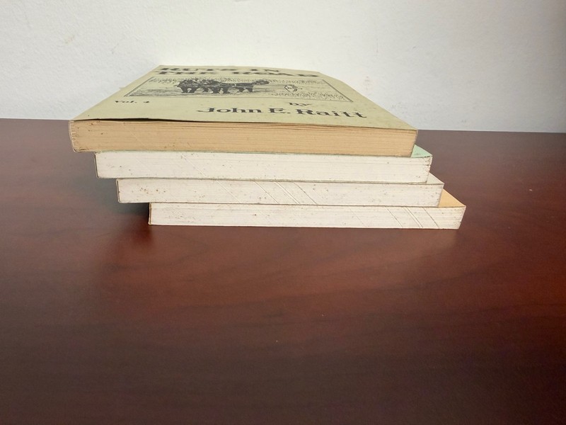 Ruts In The Road Complete Vol. 1-4 Set John Raitt *SIGNED* Paperback 1982-1987 gallery