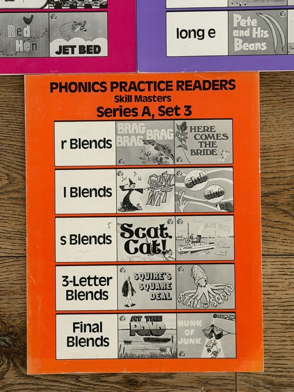 PHONICS PRACTICE READERS SERIES A SET 1-3 SKILLMASTERS By Modern Curriculum gallery