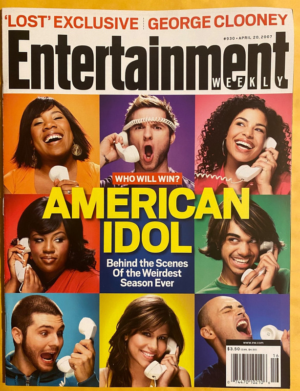 AMERICAN IDOL entertainment weekly JORDIN SPARKS Avril Lavigne TIM McGRAW cloone