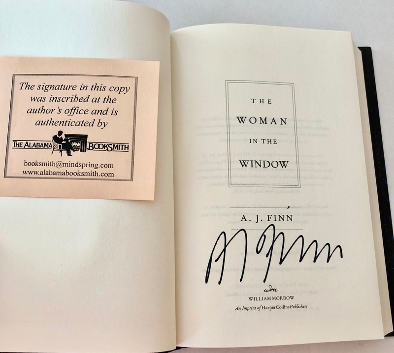The Woman in the Window by A. J. Finn (2018, Hardcover) - SIGNED w/ COA gallery
