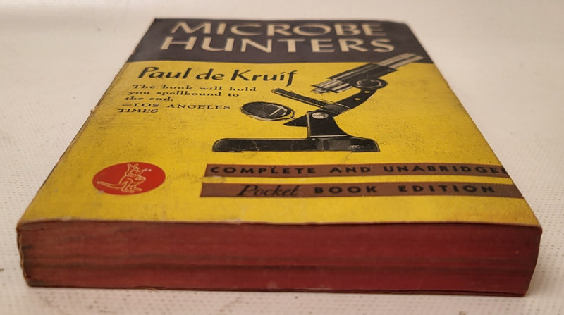 Microbe Hunters -Oct. 1943 Pocket Books 17th Printing Paperback by Paul De Kruif gallery