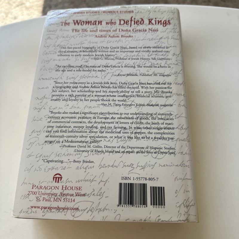The Woman Who Defied Kings Andree Aelion Brooks SIGNED First Edition 2002 HC DJ gallery