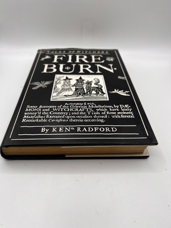 Fire Burn Tales of Witchery Ken Radford 1989 Hardcover Michael O'Mara gallery
