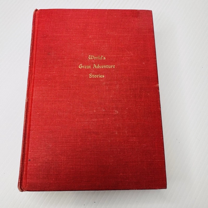 World’s Great Adventure Stories 1929 Walter J Black Red HC Vintage Classic