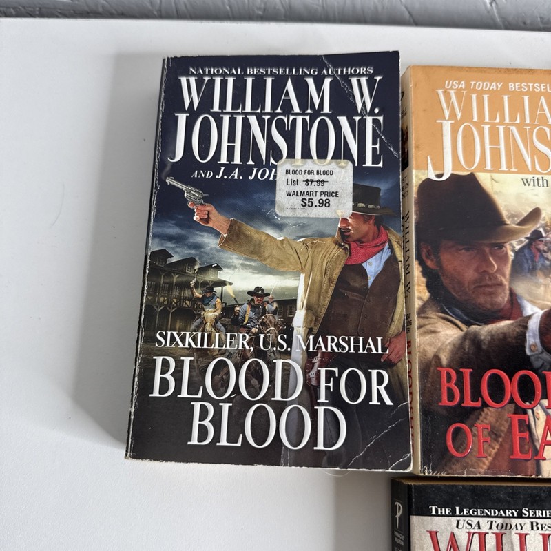 William W Johnstone The Last Gunfighter Series Lot Of 11 Paperback Novels gallery