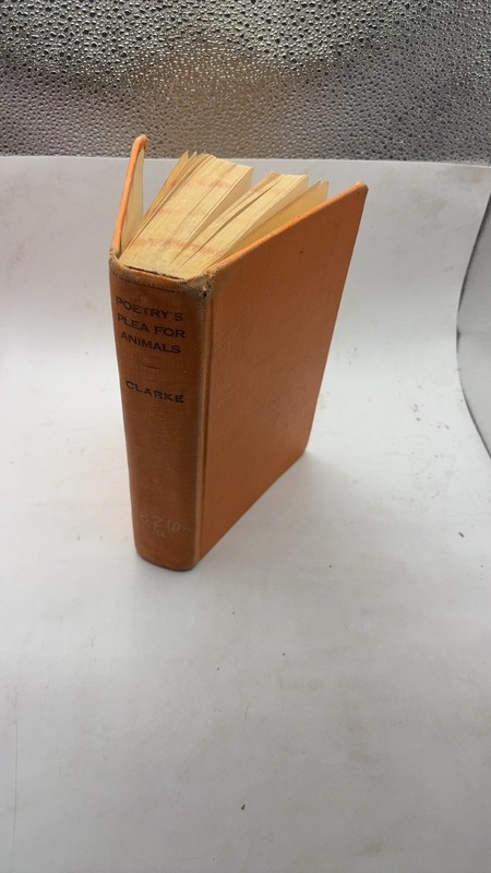 Poetry’s Plea for Animals Clarke Hardcover