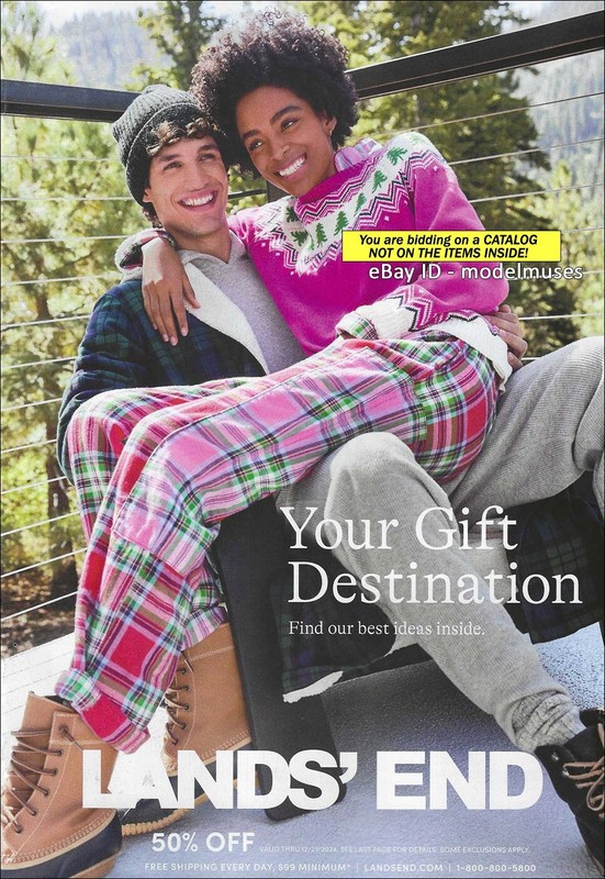 LANDS’ END Fashion CATALOG Holiday 2024 – WOMEN MEN – 36 Pages