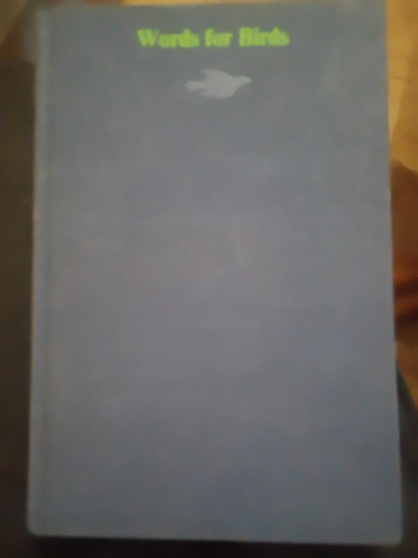 Words For Birds By Edward Gruson, 1972 Quadrangle HC/1st