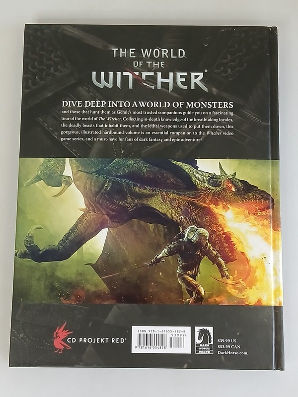 THE WORLD OF THE WITCHER Video Game Compendium Guide Dark Horse 2015 Preowned gallery
