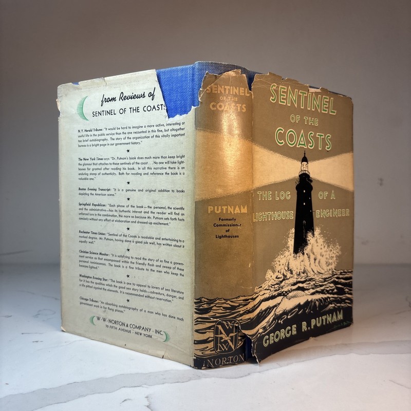Sentinel of the Coasts Log of a Lighthouse Engineer George Putnam 1937 HC/DJ 1st gallery