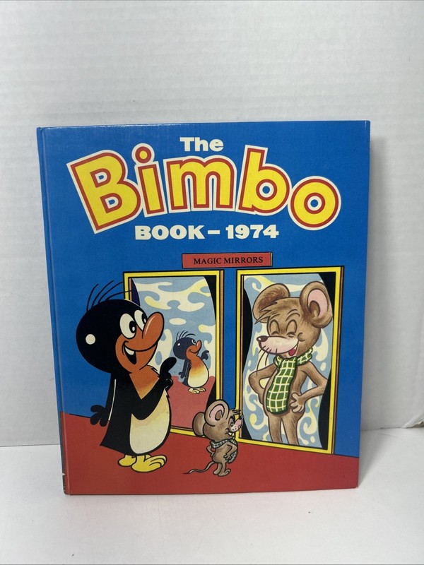 The bimbo Book -1974 Hardcover Magic Mirrors D.C. Thomson & Co LTD Dundee