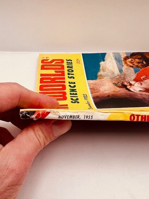 PULP: OTHER WORLDS Science Stories Palmer Nov 1955 w/RARE Subscription Letter VF gallery