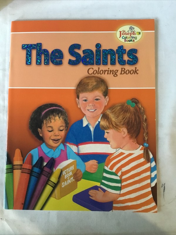 The Saints Coloring Book Set Of 8 St. Joseph Coloring Books 63A