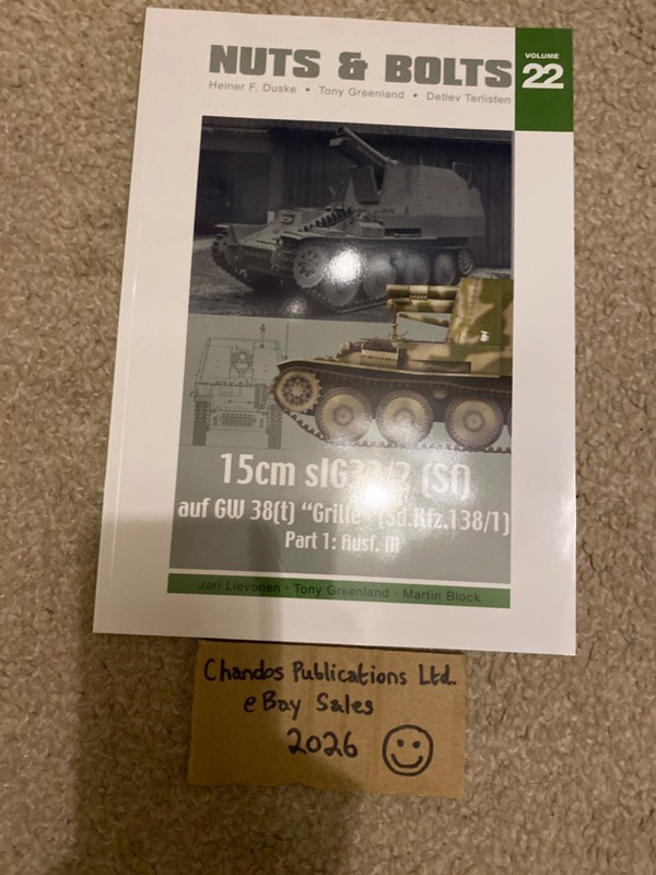 Nuts & Bolts Vol.22 – 15cm sIG33/2 (Sf) auf GW 38(t) ‘Grille’ (Sd.Kfz.138/1), Pa