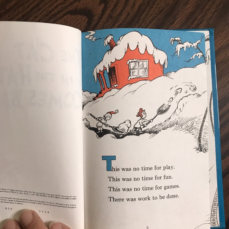 The Cat in the Hat Comes Back 1958 Dr Seuss Beginner Books 1st Edition gallery
