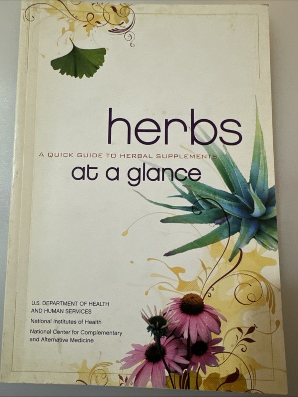 Herbs At a Glance A Quick Guide to Herbal Supplements U.S. Department of Health