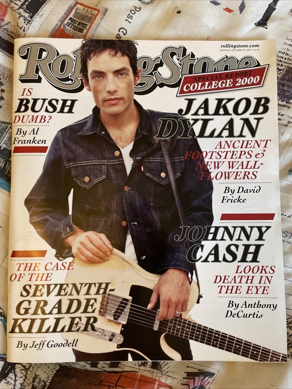 Rolling Stone Magazine Issue No#852 Jakob Dylan Bush Johnny Cash
