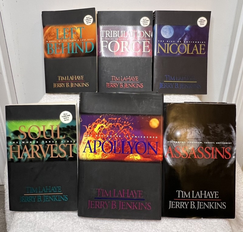 Tim LaHaye/Jerry B. Jenkins The Left Behind Book Series Mixed Lot/1-6 Religious