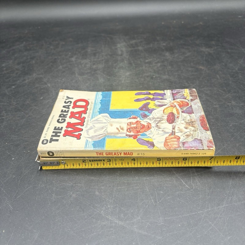 Two Vintage Warner Books,The Greasy Mad &Good ‘N’ Mad, Paperback , Mad Magazine gallery