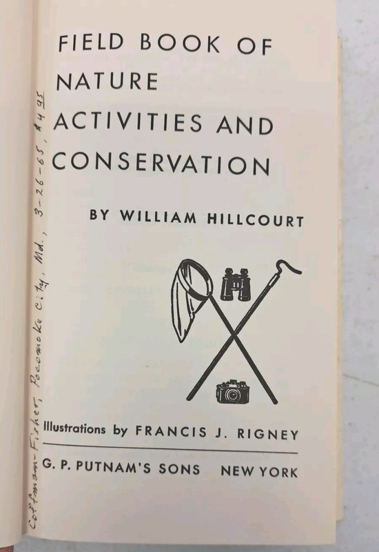 Vintage 1961 HCDJ-William Hillcourt's Nature Activities & Conservation Fieldbook gallery