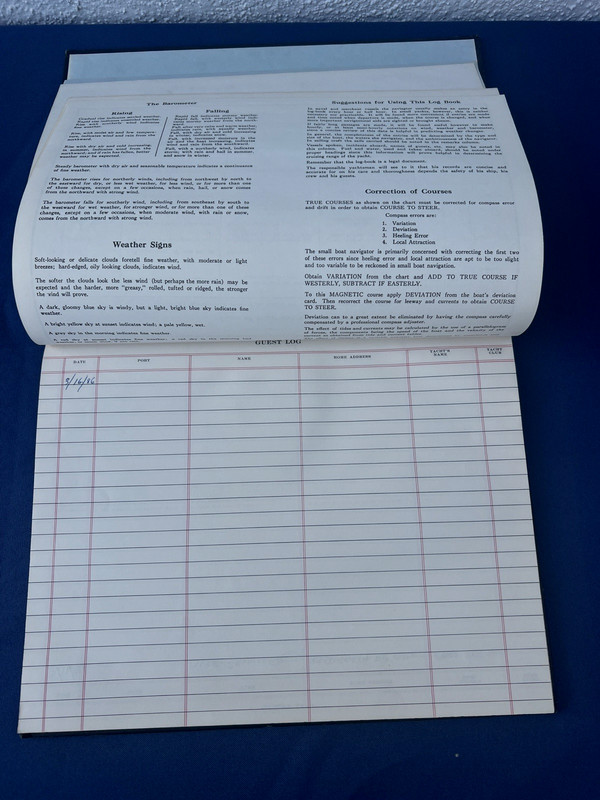 Perko Ships Marine Log Book Vintage Nautical gallery