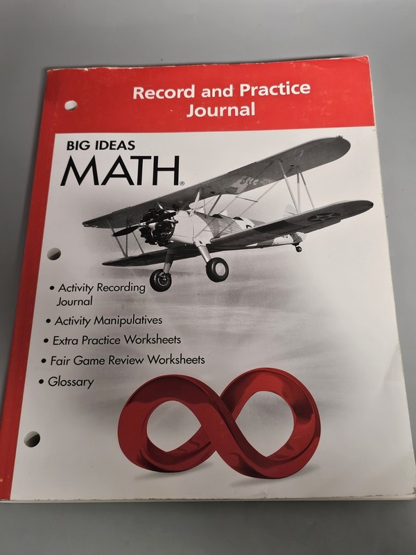 NEW BIG IDEAS MATH: Record & Practice Journal RED Math Homeschool