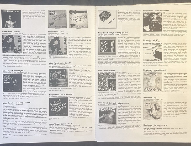 Flex! US Hardcore Discography Book #2 Punk Rock Vinyl 5,500 Records #53/200 gallery