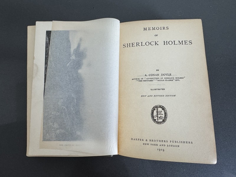 FIRST EDITON Memoirs of Sherlock Holmes by Sir Arthur Conan Doyle 1st ed gallery