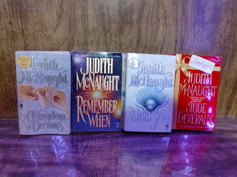 Judith McNaught Lot of 4 – A Kingdom of Dreams, Remember When, Until You + Simpl