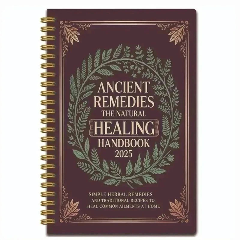 ANCIENT REMEDIES THE NATURAL HEALING HANDBOOK SPIRAL-BOUND GUIDE Notebook
