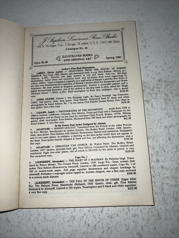 Catalogue No. 46 J. Lawrence , Rare Books, B179 gallery