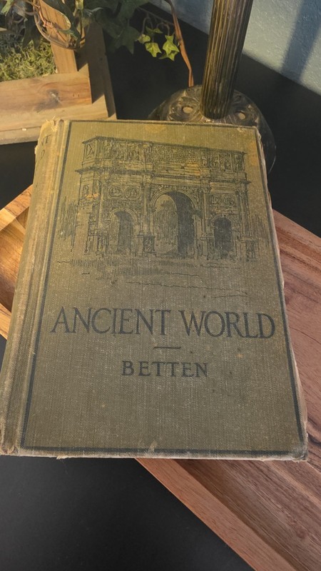 Antique 1916 The Ancient World From The Earliest Times To 800 AD BITTEN