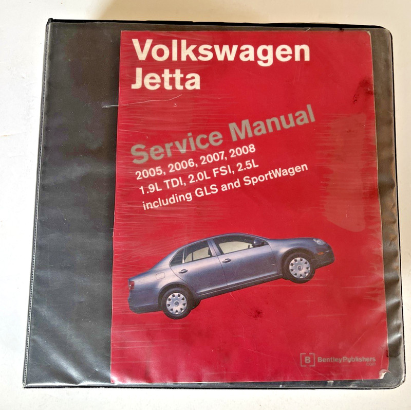 Volkswagen Jetta (A5) Service Manual 2005 – 2008: 1. 9L TDI, 2. 0L FSI, 2. 5L