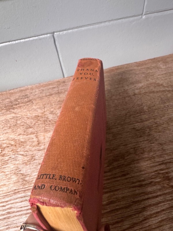 P G Wodehouse Thank You Jeeves 1934 Little Brown Hardcover First US Edition gallery