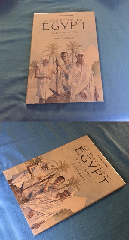 Voices of Ancient Egypt Kay Winters Poetry w/ Paper Signed by Barry Moser