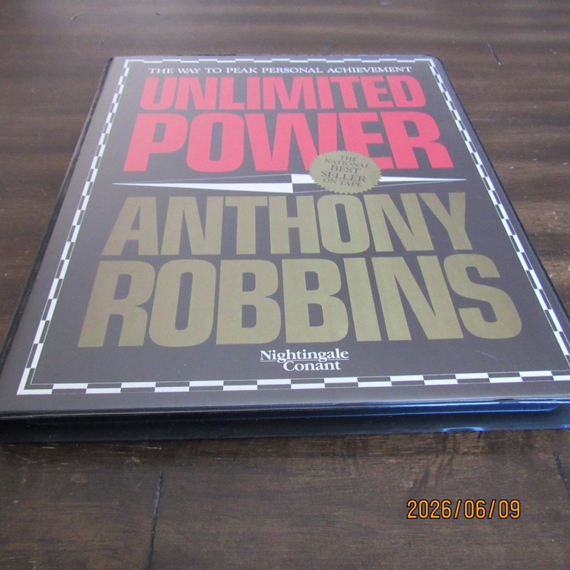 Anthony Robbins-Unlimited Power-Nightingale Conant-6 Cassette Tape Set-1986