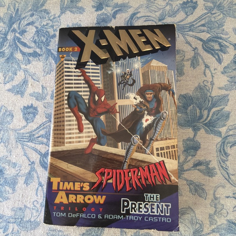 X-MEN & SPIDER-MAN BOOK 2: TIME’S ARROW & THE PRESENT (PB 1998) Tom DeFalco