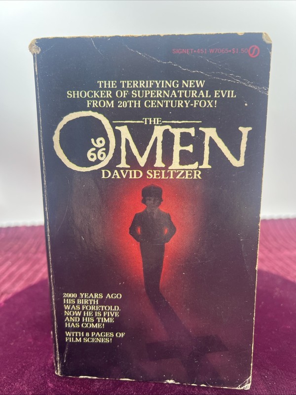 The OMEN by David Seltzer 1976 First Signet Printing Paperback