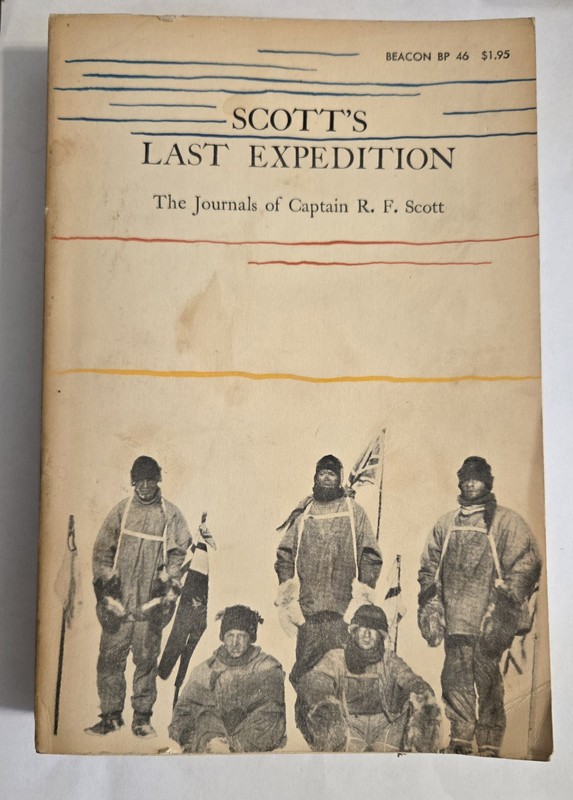 1st Edition Paperback 1957 Scott’s Last Expedition R.F. Scott AS IS