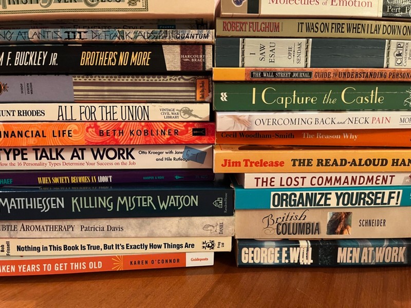 Assorted paperback books build your own lot mixture of fiction and nonfiction