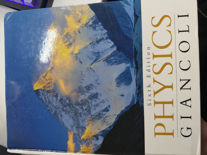 Physics Giancoli, Sixth Edition – Hardcover, by Giancoli Douglas C.