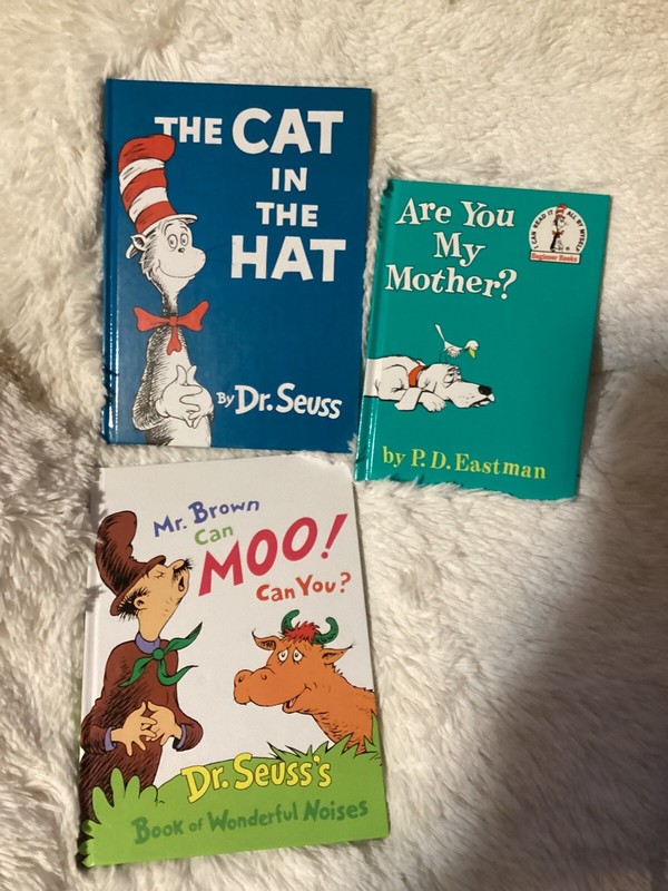 3 Dr. Seuss hardcover books0-Cat in the Hat*Are you my Mother?*Mr. Brown
