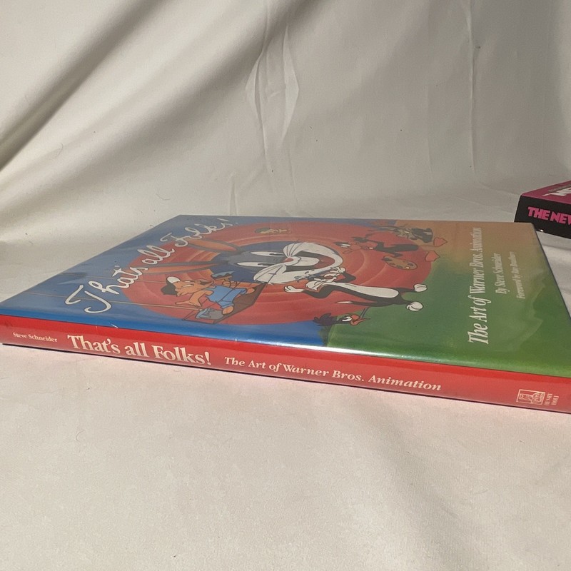 Warner Bros. That's All Folks! Art of Animation HC 1988 1st Ed Illus DJ gallery