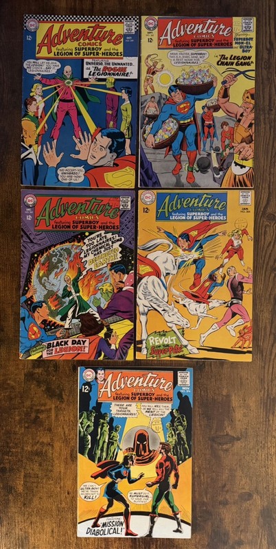 Adventure Comics Bundle x15 #326 - 446 Higher Grade Vintage DC comics KEYS gallery