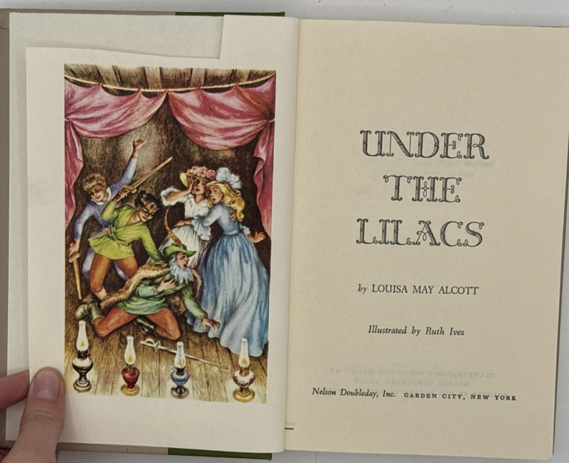 Lot of 3 Vintage Books by Louisa May Alcott, 1955 HC Nelson Doubleday, B153 gallery